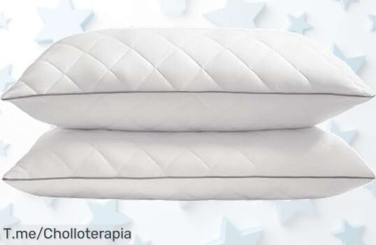 Descubre el super chollo en almohadas de cama: 2 almoadas suaves y frescas con un descuentazo que vuela ¡Aprovecha ahora antes que se agoten!