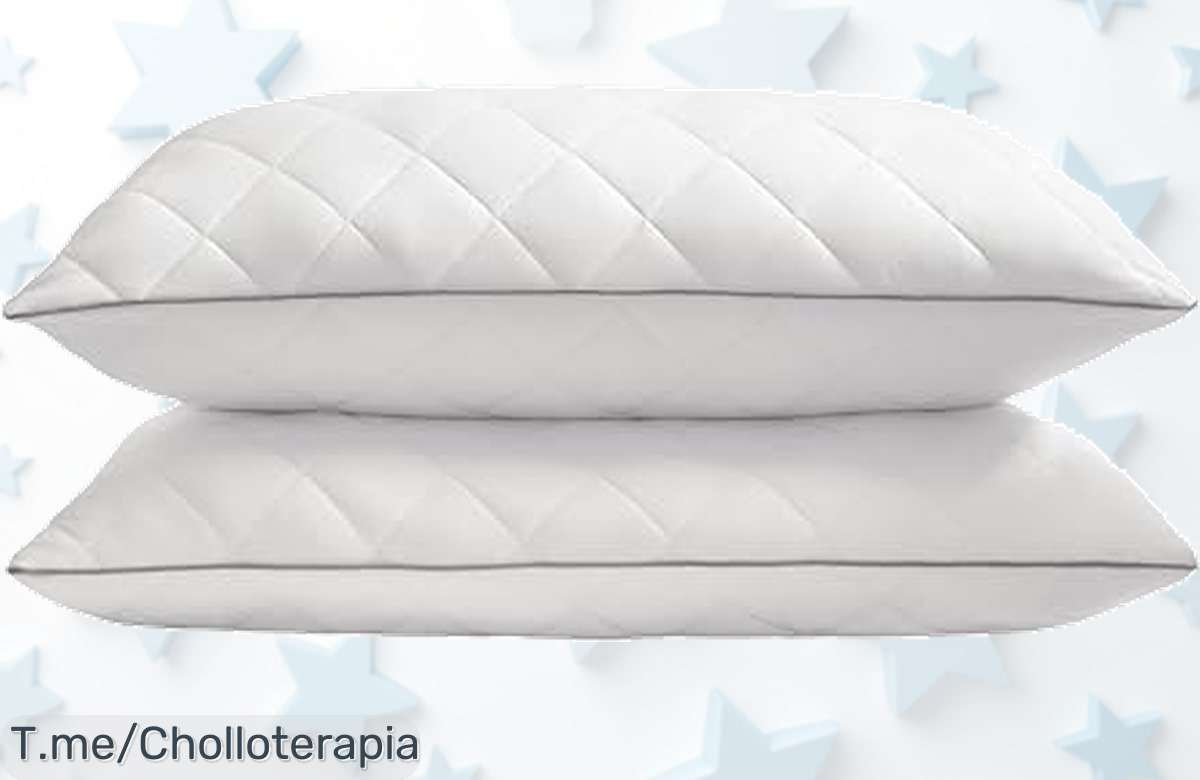 Descubre el super chollo en almohadas de cama: 2 almoadas suaves y frescas con un descuentazo que vuela. ¡Aprovecha ahora antes que se agoten!