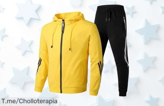 Descubre el traje deportivo más chulo del momento, lucirás increíble y te mantendrás activo ¡No dejes escapar este ofertón limitado a precio loco, actúa ya!