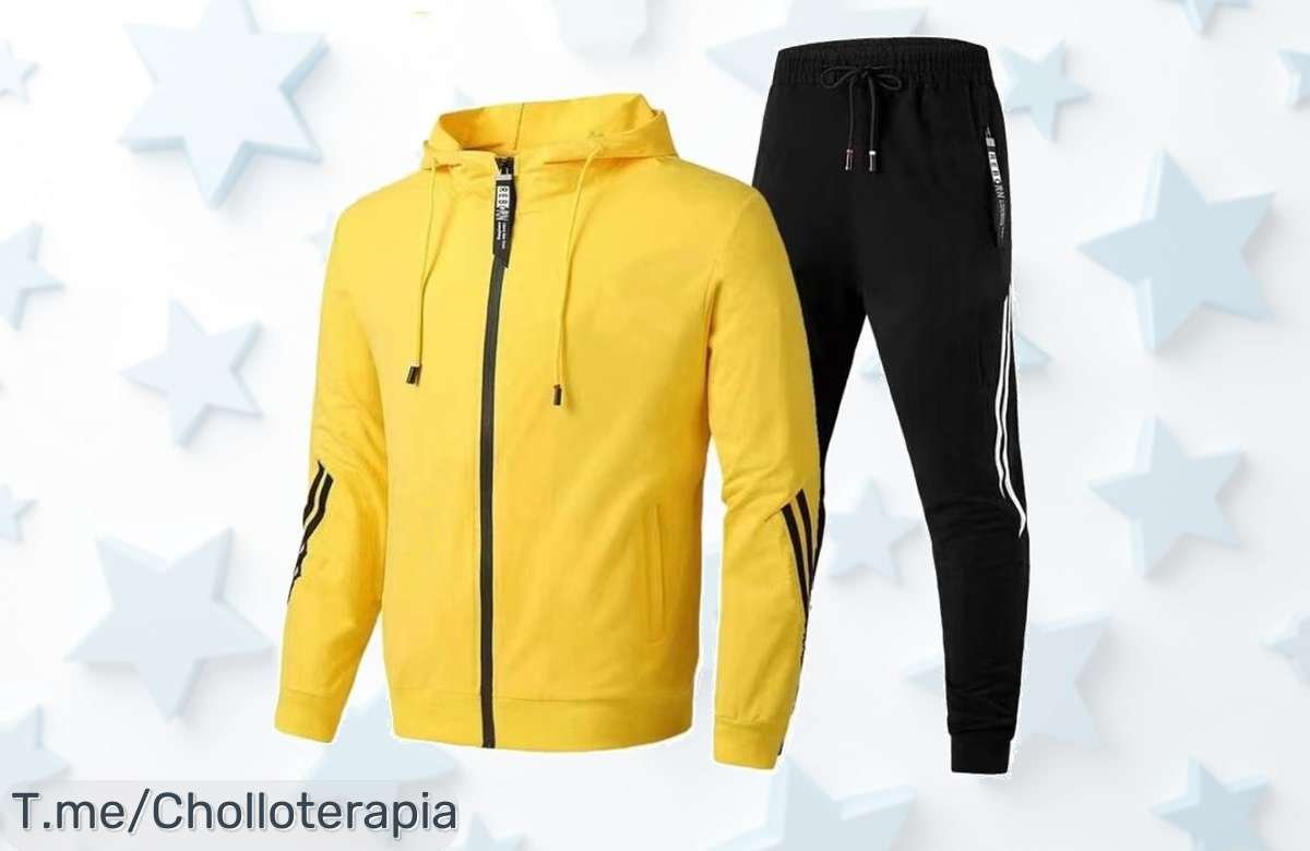 Descubre el traje deportivo más chulo del momento, lucirás increíble y te mantendrás activo. ¡No dejes escapar este ofertón limitado a precio loco, actúa ya!