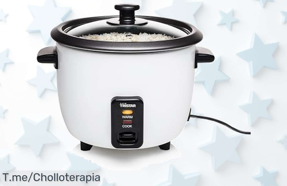 Descubre la Arrocera Tristar RK6117 a precio loco: cocina arroz suelto y delicioso sin complicaciones, ¡aprovéchate de este ofertón antes de que se agote!