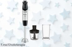 Descubre la Batidora Moulinex QuickChef, ¡un ofertón con 10 velocidades que transformará tu cocina! Aprovecha este super chollo y hazla tuya antes de que se agote