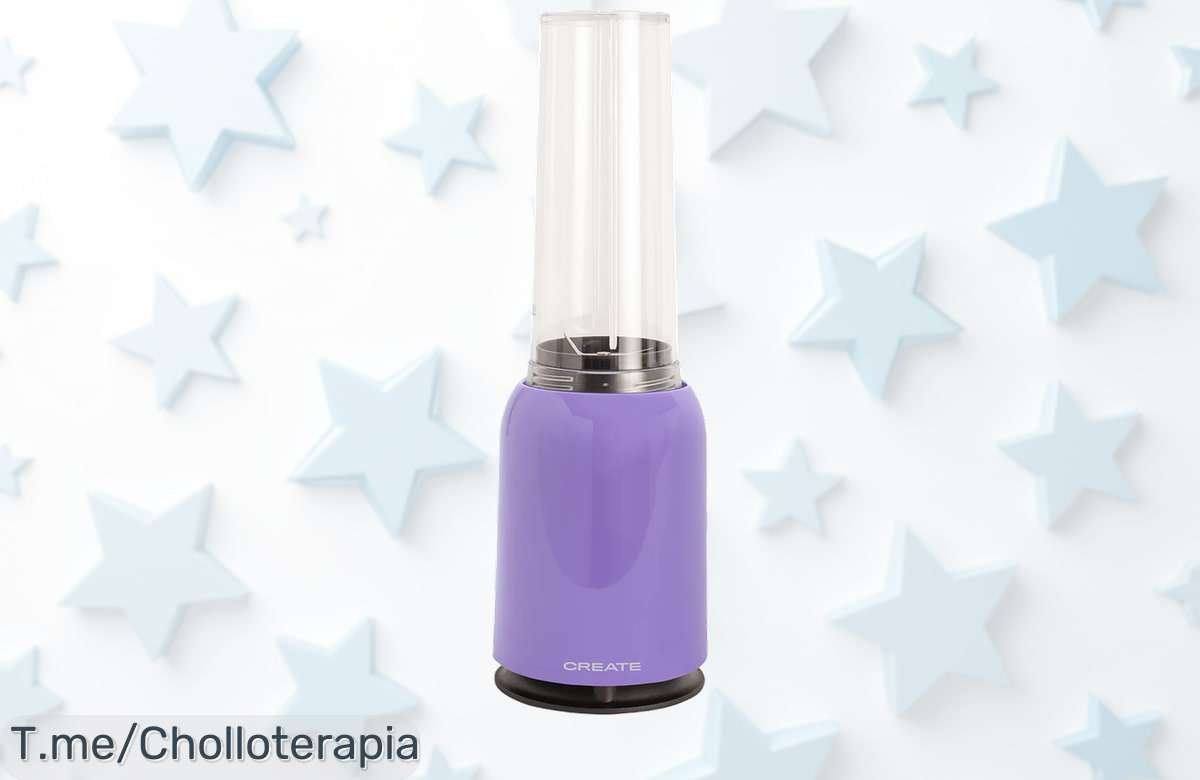 Descubre la Batidora Portátil que Transformará tus Zumos en un Abrir y Cerrar de Ojos, ¡Llévate Este Ofertón Único Antes de Que Se Agoten!