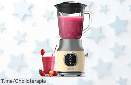 Descubre la Batidora RetroTwist Yellow y mezcla como un chef en casa, ¡con su potencia brutal de 800W! Aprovecha este super chollo antes que se agote ¡Compra ya!