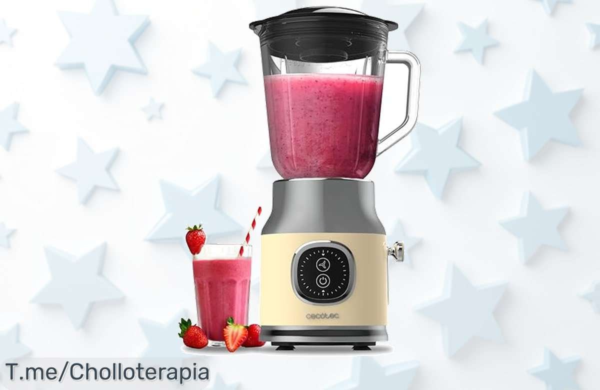 Descubre la Batidora RetroTwist Yellow y mezcla como un chef en casa, ¡con su potencia brutal de 800W! Aprovecha este super chollo antes que se agote. ¡Compra ya!