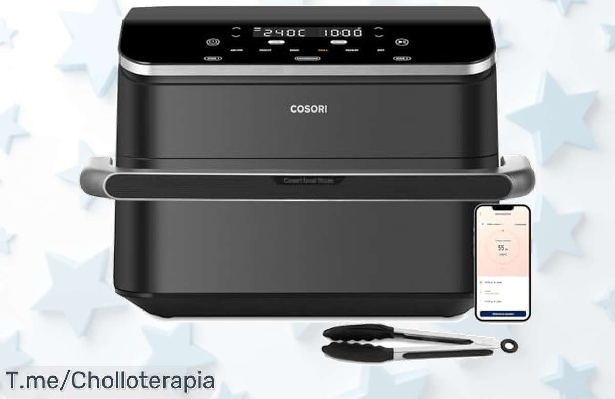 Descubre la COSORI Freidora de Aire Dual Blaze: ¡cocina como un chef en casa con 70 recetas y sorprende a todos! Aprovecha este ofertón antes que se agote.