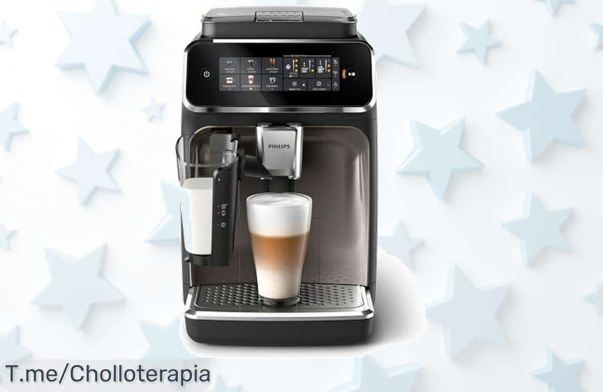 Descubre la Cafetera Superautomática Philips Serie 3300: Espumas perfectas y cafés personalizados al instante, ¡solo por tiempo limitado a un precio de ganga!
