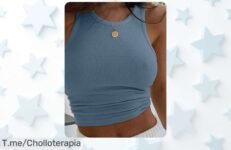 Descubre la Camiseta Sin Mangas Verde: El Top Sexy Y2K Que No Puede Faltar En Tu Armario, ¡Con Este Super Chollo Nunca Antes Visto! Apresúrate, Las Unidades Se Agotan Rápido
