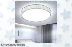 Descubre la Lámpara LED de Techo con Diseño Calado a Precio Locos, ¡aprovecha el super chollo y transforma tu hogar! Solo por tiempo limitado, haz clic y no te lo pierdas