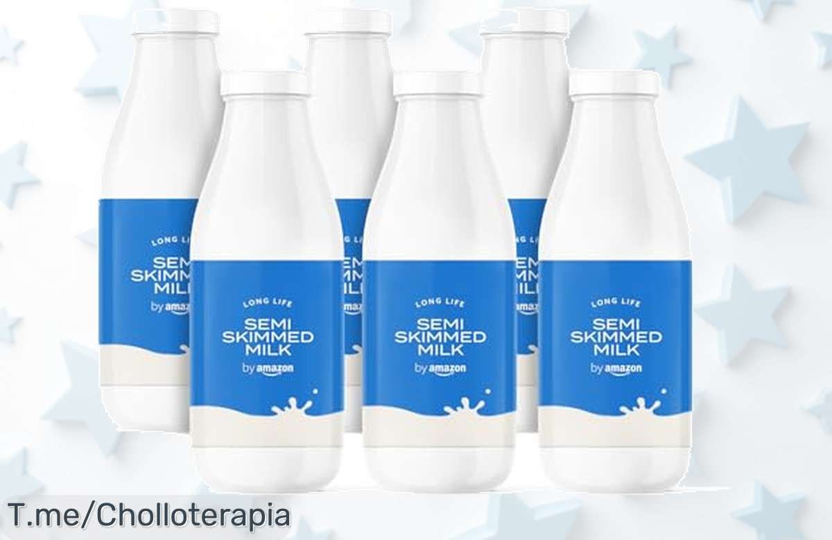 Descubre la Leche Semidesnatada de Amazon: 6 litros de frescura para una dieta deliciosa y saludable. No te pierdas este super chollo, ¡compra ya antes que se acabe!