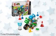 Descubre la Moto Yoshi y transforma la aventura de Mario Kart en realidad, diversión sin fin para los peques ¡No te quedes sin el super chollo, corre ya!