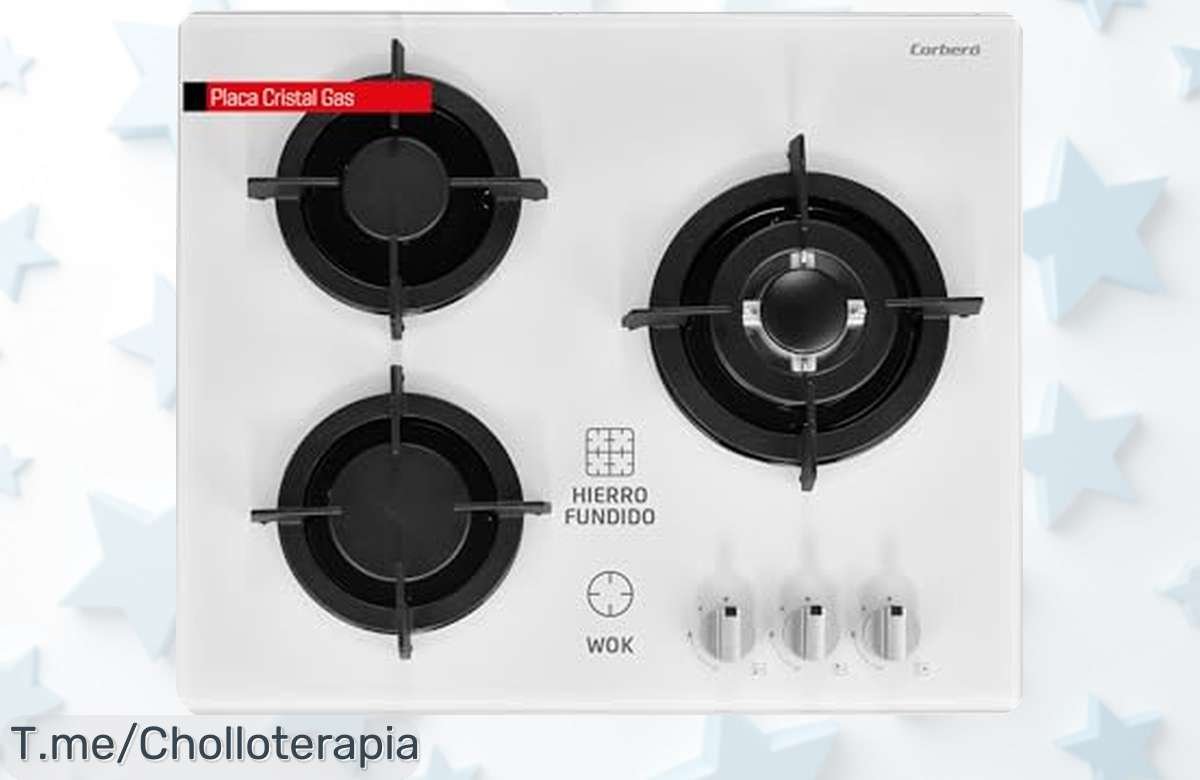 Descubre la Placa de Gas Corberó y sorprende con recetas increíbles gracias a su potencia de 7 Kw. ¡Super chollo limitado, actúa ya antes que se agote!