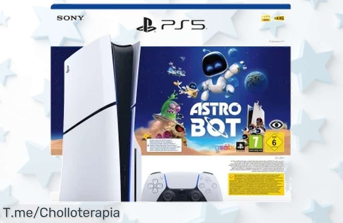 Descubre la PlayStation 5 Estándar de 1TB con Astro Bot a un precio loco, una aventura única te espera. ¡No dejes pasar este ofertón y compra ya antes que se agote!