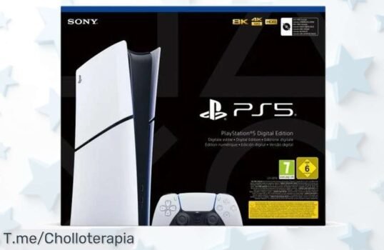 Descubre la Playstation 5 Slim digital 1TB a un precio loco: calidad 4K y diversión sin límites ¡No dejes pasar este ofertón, compra YA antes que se agote!