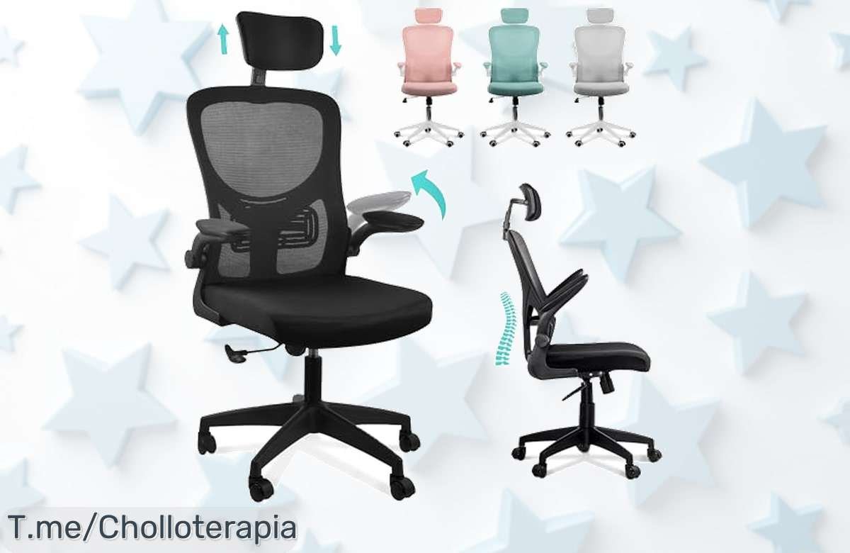 Descubre la Silla Ergonómica que Todos Quieren, Ajustable y Reclinable ¡Montaje Express! Ofertón Único para Trabajar Cómodo. Compra Ya Antes de Que Se Acaben.