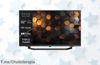 Descubre la TV DLED 32 Peaq con calidad de imagen impresionante, un super chollo para tus momentos de diversión ¡Hazla tuya antes que se agote!