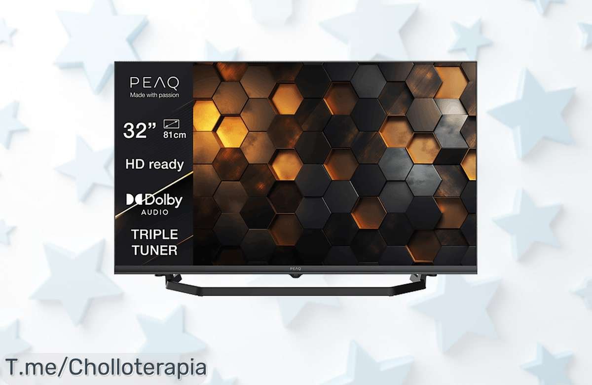 Descubre la TV DLED 32 Peaq con calidad de imagen impresionante, un super chollo para tus momentos de diversión. ¡Hazla tuya antes que se agote!