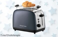 Descubre la Tostadora Colours Plus de Russell Hobbs a un precio loco, con 6 niveles de tueste y calientapanecillos ¡Haz desayunos irresistibles! Compra ya antes que se acabe esta oferta limitada