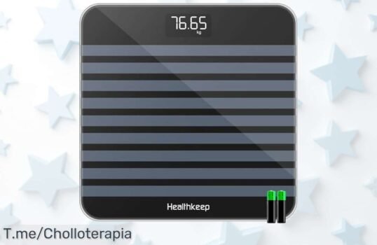 Descubre la balanza mágica que mide hasta 180 kg en un abrir y cerrar de ojos, ¡un ofertón nunca visto que no querrás dejar pasar! Compra ahora antes de que se agote