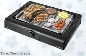 Descubre la barbacoa eléctrica Cecotec de 2400 W y disfruta de asados perfectos en minutos, ¡un super chollo que no puedes dejar pasar! Compra ahora antes de que se agote