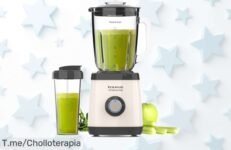 Descubre la batidora de vaso Optima Go 1500 y disfruta de batidos deliciosos en segundos, ¡aprovecha este ofertón único antes que se agote y lleva tu energía a otro nivel!