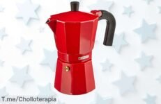 Descubre la cafetera italiana Monix M281706 a un precio loco: 6 tazas de café delicioso con diseño ergonómico ¡Aprovecha este ofertón antes que se agote!