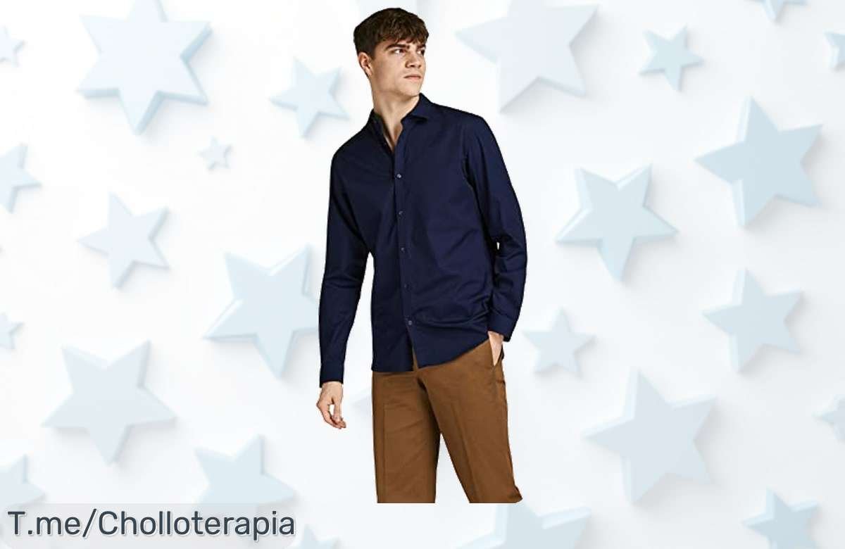 Descubre la camisa Jack & Jones Jprblacardiff, 100% algodón y estilo único. ¡Super chollo limitado! No te quedes sin la tuya y atrévete a destacar hoy mismo.
