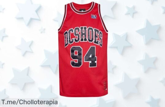 Descubre la camiseta de baloncesto DC SHOES Shy Town, un super chollo que te hará brillar en la cancha ¡Aprovecha esta oferta única antes de que se agoten!