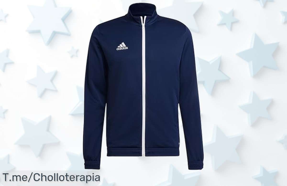 Descubre la chaqueta adidas Entrada 22 con un diseño moderno y cómodo que te hará destacar, ¡no dejes escapar este ofertón único antes de que se agoten las unidades!