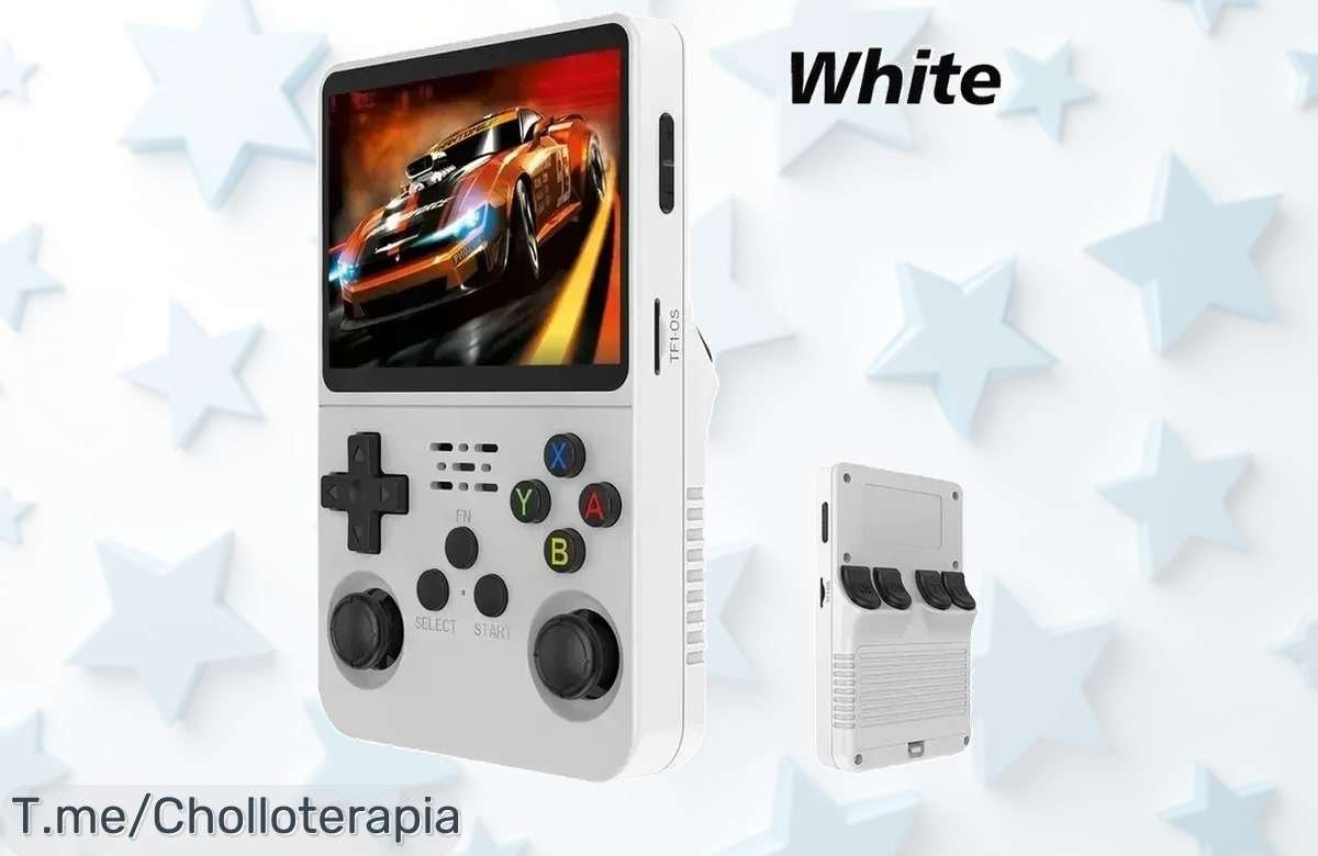 Descubre la consola Retro R36S con pantalla IPS de 3,5” y 128GB a un precio loco: ¡un ofertón que te hará vivir la mejor experiencia gaming! ¡Compra ya antes que se agote!