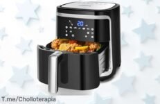 Descubre la freidora de aire AIGOSTAR: cocina deliciosa y rápida sin aceite, con WiFi y 7 funciones increíbles ¡No te pierdas este super chollo! Oferta limitada, actúa ya