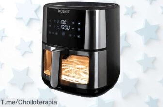 Descubre la freidora de aire KOENIC KAF 71523 B al mejor precio loco, cocina saludable y deliciosa fácilmente ¡Hazte con este ofertón antes de que se agote!