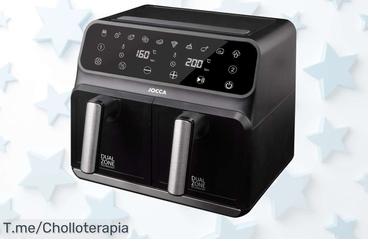 Descubre la freidora digital Jocca: 10 funciones y 1700W de pura potencia por un precio loco, ¡un ofertón que transformará tu cocina! Compra ya antes de que se agote.