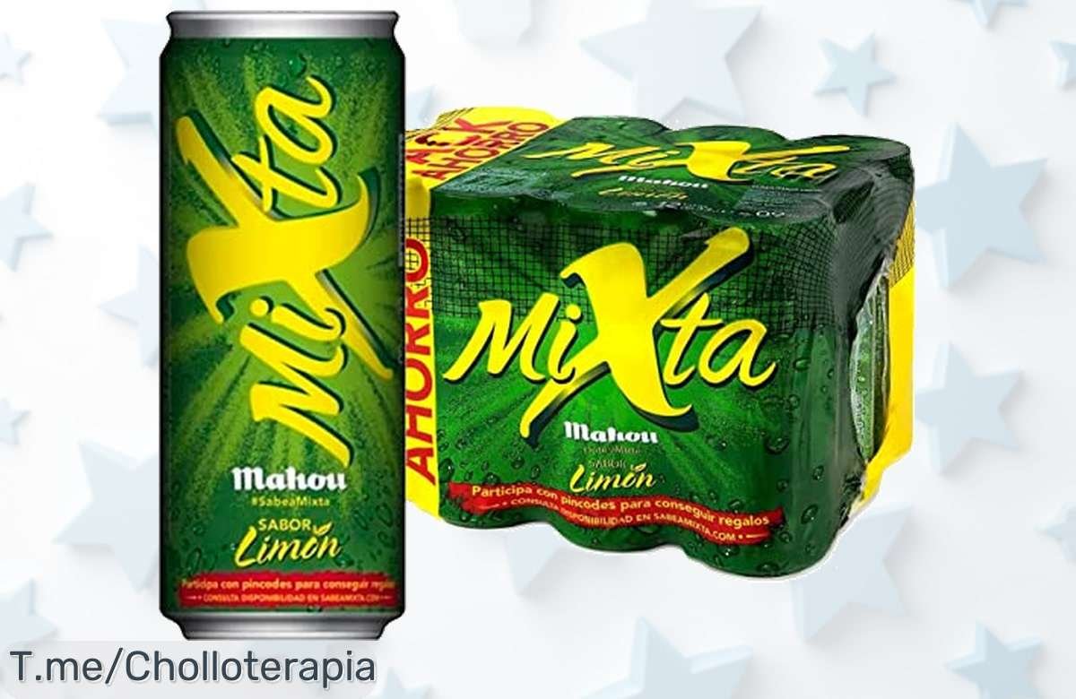 Descubre la frescura de Mahou Mixta: 24 latas de sabor único a un precio loco. No te lo pierdas, ¡hazte con tu pack antes que se acaben!