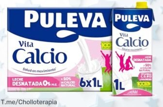 Descubre la leche Puleva Vita Calcio desnatada: ¡super chollo de 6 litros para tus huesos! Oferta limitada que no puedes dejar escapar Compra ya y siente la diferencia