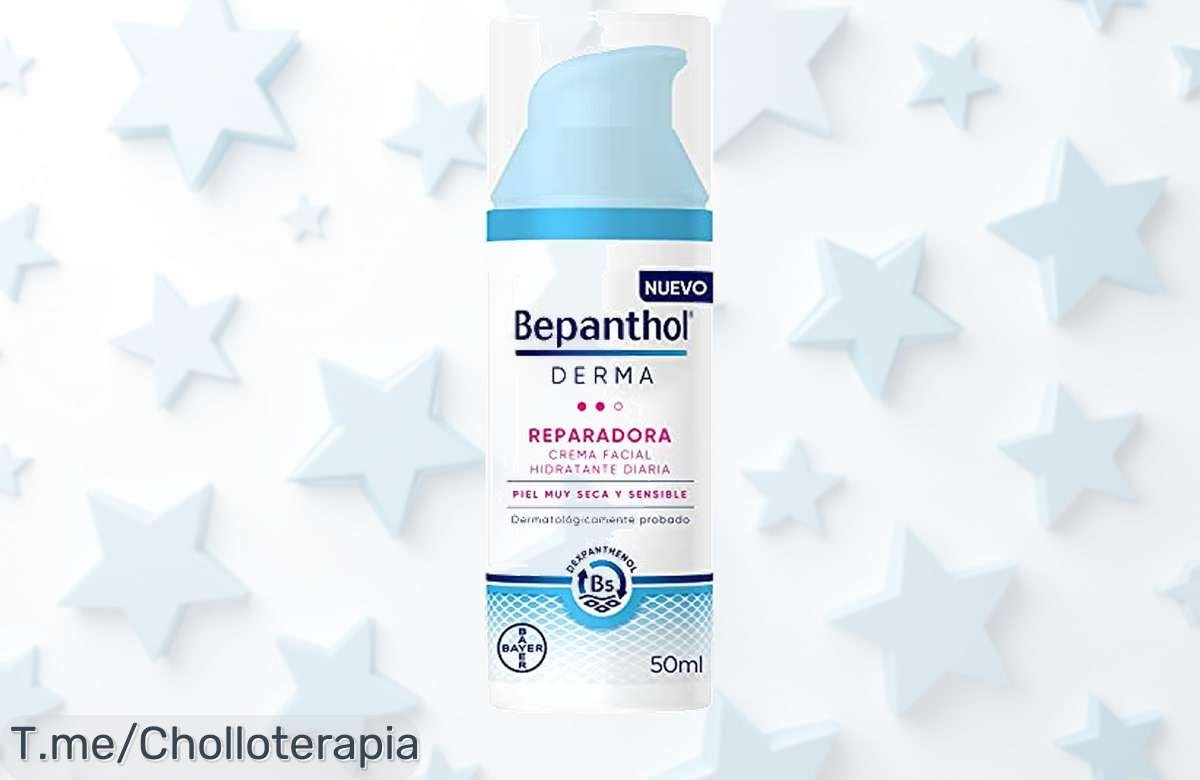 Descubre la magia de Bepanthol Derma Crema Facial, super chollo para tu piel sensible que te deja radiante todo el día. ¡No esperes más y compra antes que se agote!