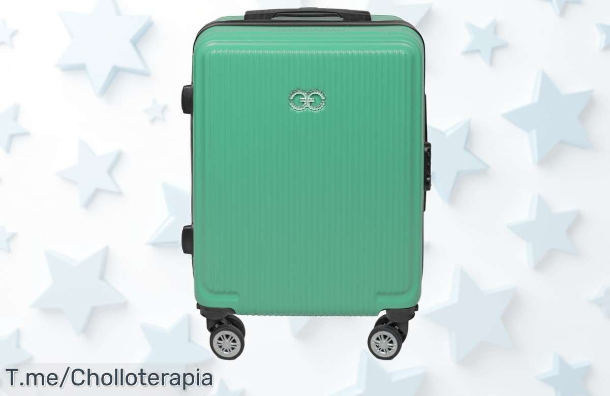 Descubre la maleta Cabina ABS de MARKTOMI, un super chollo con ruedas giratorias 360º que hará tus viajes inolvidables. ¡No te quedes sin la tuya, las unidades son limitadas!