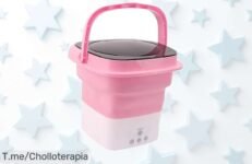Descubre la mini lavadora portátil que transformará tu vida: lava en un clic y disfruta de espacios limpios Aprovecha este super chollo antes de que se acabe, ¡compra ahora!