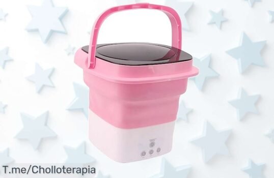 Descubre la mini lavadora portátil que transformará tu vida: lava en un clic y disfruta de espacios limpios Aprovecha este super chollo antes de que se acabe, ¡compra ahora!