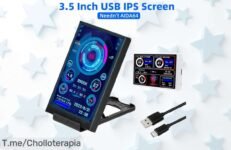 Descubre la pantalla secundaria IPS de 3,5 que transformará tu PC con un ofertón único y nunca visto, ¡compra ya antes de que se acaben las unidades!
