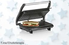 Descubre la plancha grill Tristar GR2846 con recubrimiento antiadherente, ¡una oferta loca que no puedes dejar pasar! Consíguela ya antes de que se agote