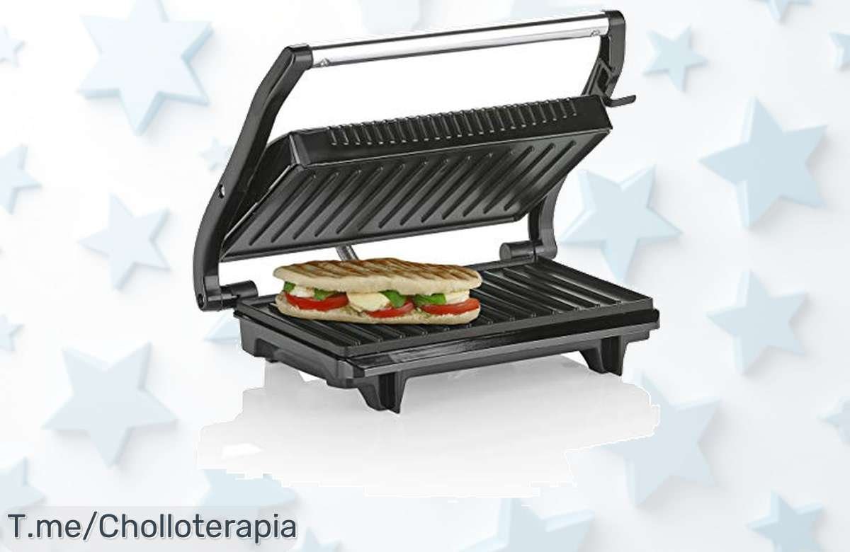 Descubre la plancha grill Tristar GR2846 con recubrimiento antiadherente, ¡una oferta loca que no puedes dejar pasar! Consíguela ya antes de que se agote.