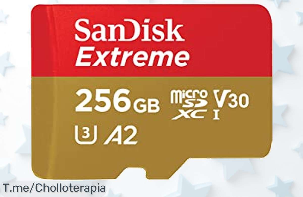 Descubre la sanDisk 256GB Extreme a un precio loco y graba momentos inolvidables sin interrupciones. ¡Aprovecha este ofertón limitado y brilla en tus aventuras ya!