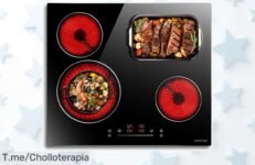 Descubre la vitrocerámica NOXTON con control táctil y 9 niveles de potencia, ¡cocina como un chef! Aprovecha este ofertón único antes que se agote