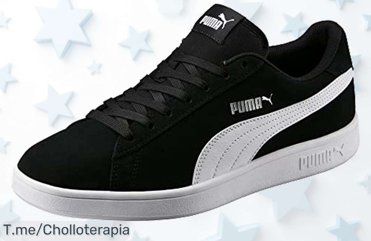 Descubre las PUMA Smash V2, un super chollo que no puedes dejar pasar. Estilo clásico y agarre increíble para triunfar en el deporte. ¡Llévatelas antes de que se agoten!