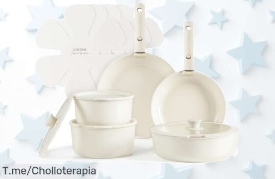 Descubre las Sartenes Carote: calidad y comodidad en 9 piezas con material de granito, ¡precio loco para que cocines como un chef! Compra ya antes que se agoten