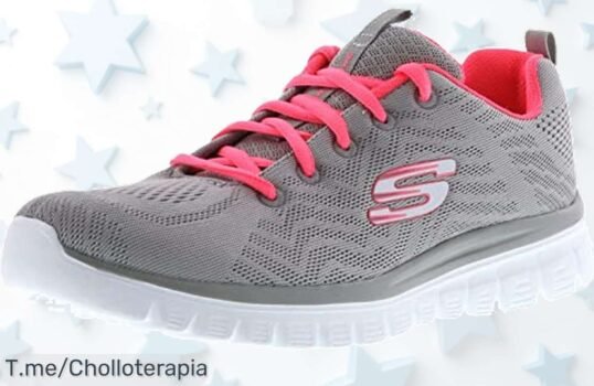 Descubre las Skechers Graceful con soporte increíble y suela ligera, ¡un super chollo que no puedes dejar pasar! Corre antes de que se agoten, hazte con unas ya