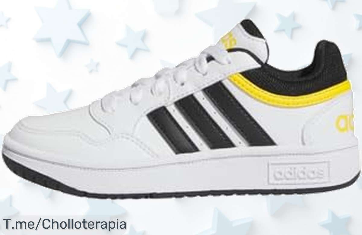 Descubre las adidas Hoops, el super chollo que tus pies estaban esperando. Tracción increíble y ajuste perfecto solo por tiempo limitado. ¡Haz clic ya antes de que se agoten!