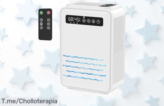 Deshumidificador con control remoto a precio loco, tanque de 28 L y apagado automático para tu tranquilidad ¡Aprovecha este ofertón antes que se acabe!