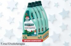 Desinfecta tu hogar con Sanytol y elimina el 99,9% de bacterias en una sola pasada: ¡Pack de 4 a un precio loco! Aprovecha esta oferta brutal antes que se agote ¡Compra ya!